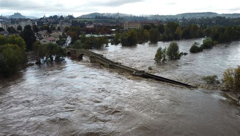 Inondations en Haute Loire 9 à 13 millions d euros de dégâts rien que