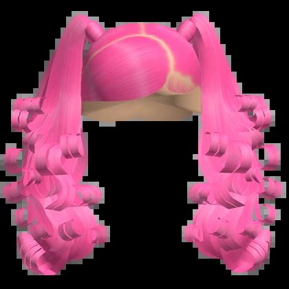 Layered Shoulder Pigtails Hot Pink Roblox Item Rolimon S