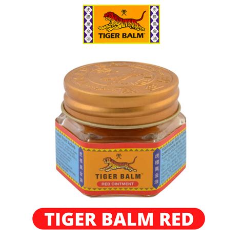 Tiger Balm Red Ointment 19g Original From Singapore For Aches Pains