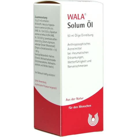 Buy Solum Oil inexpensively and conveniently at arzneiprivat.de - Wala ...