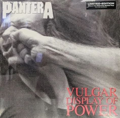 PANTERA VULGAR DISPLAY of Power Thrash METAL édition limitée vinyle