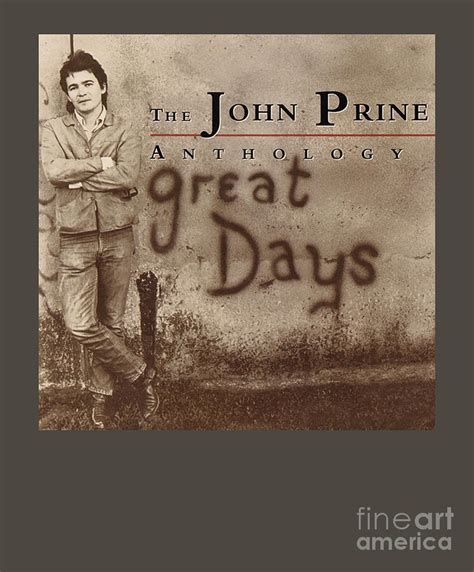 John Prine The John Prine Anthology Great Days Album Cover Digital Art ...