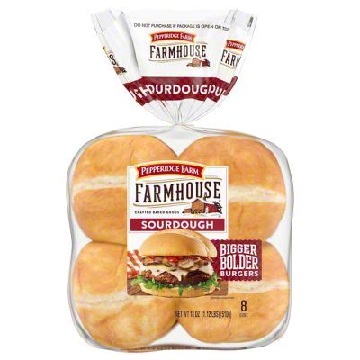 Pepperidge Farm Farmhouse Sourdough Hamburger Buns Ct Central