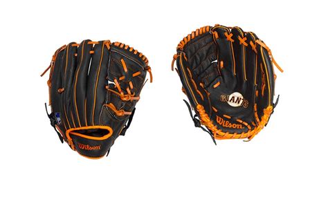 Wilson MLB Team Logo Gloves | Groupon Goods