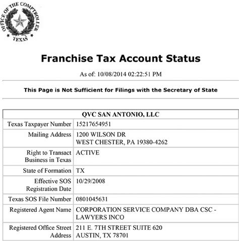 How To Get Numbers For The Franchise Tax Forms