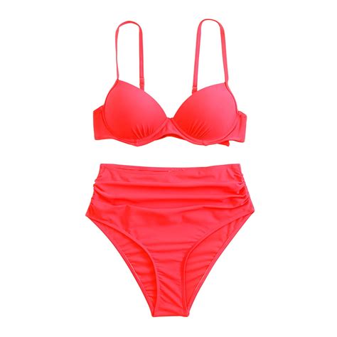 Zuwimk Women S Bikini Swimsuits Women Halter Bikini String 2 Piece