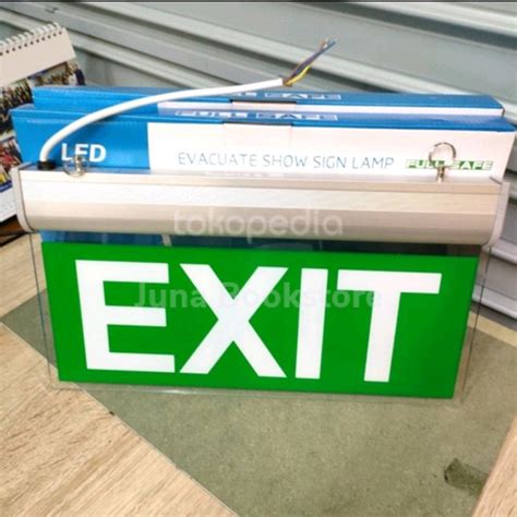 Jual Lampu Exit Led Lampu Darurat Exit Sign Emergency Led Acrylic