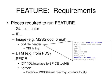 feature basics powerpoint    id
