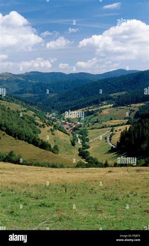 Slovakia Slovensky Kras Slovak Karst Uhorna Village In Valley