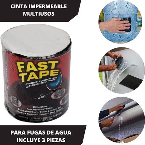 Flex Tape Cinta Adhesiva Caucho Tapa Fugas Resistente Cm Moda De