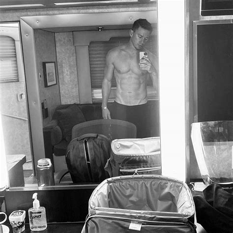Channing Tatum Posts Shirtless Selfie: 'Finally Back'