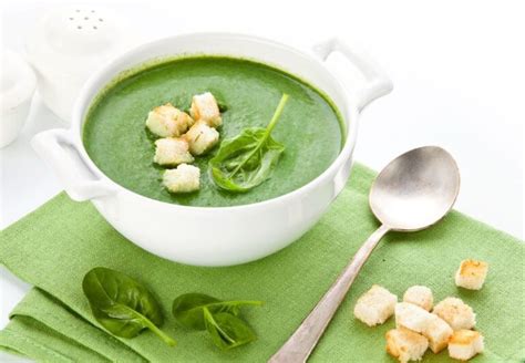 Sopa Verde Receta De Sopa De Puerro Y Espinaca Para Una Cena