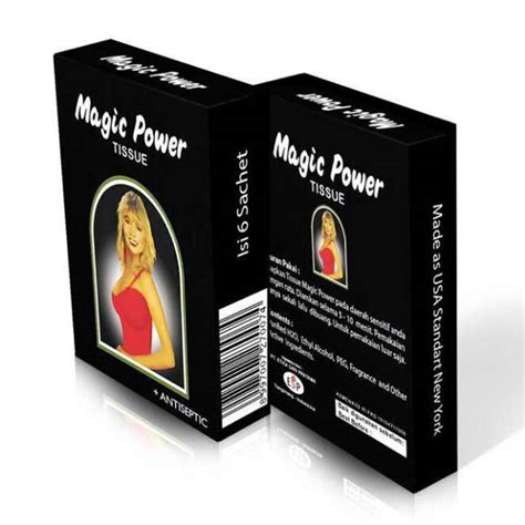 Jual Tissue Tisu Magic Power Hitam Original Tisu Super Magic Isi 6