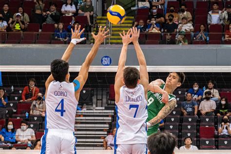 Uaap Green Spikers Clip The Wings Of The Blue Eagles Grind Out Three