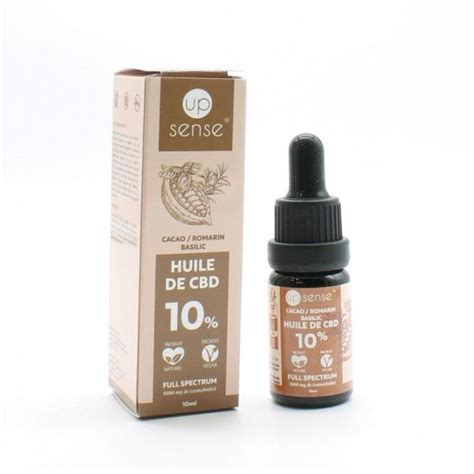 CBD Upsense 10 Full Spectrum 10ml Citron Gingembre