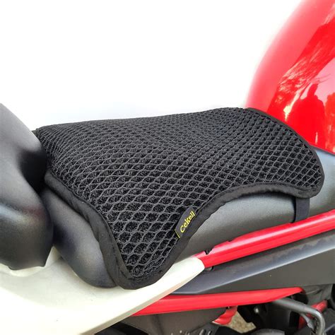 Skwoosh Sheepskin Motorcycle Seat Cover Pad Natural Plush Genuine Wool For