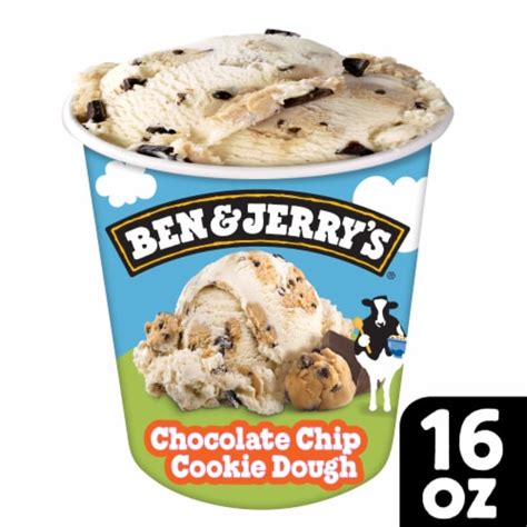 Ben And Jerrys Chocolate Chip Cookie Dough Ice Cream Pint 16 Oz Smiths Food And Drug