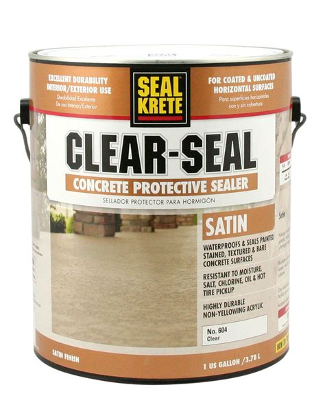 Buy Seal Krete Clear Seal Satin Concrete Protective Sealer