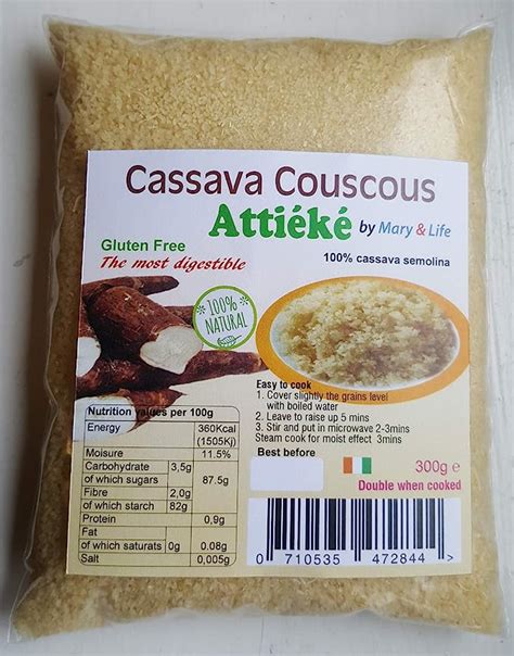 Couscous From Cassava Attiéké Uk Grocery