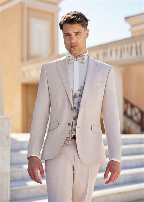 Sa Nt Tropez Beige Costumes De Mariage Homme