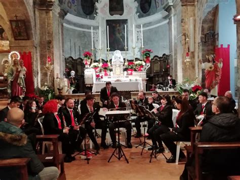 Nella Chiesa Di San Pietro Apostolo Il Concerto Di Natale Della Banda