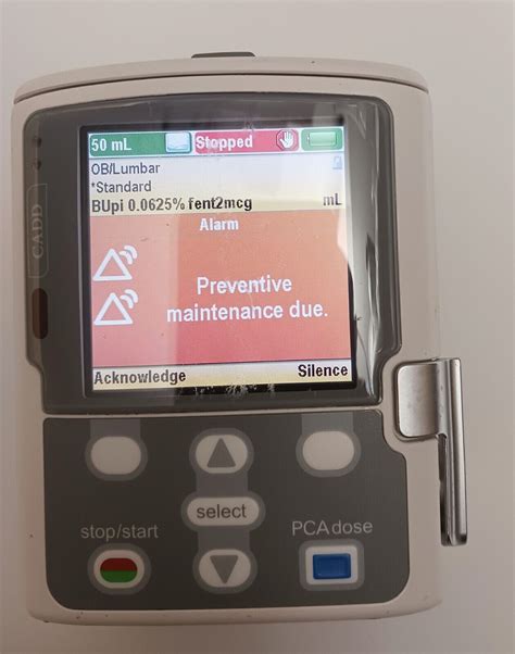 Smiths Medical Cadd Solis Pca Infusion Pump Ebay