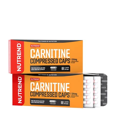 Nutrend Carnitine Compressed Caps Capsules