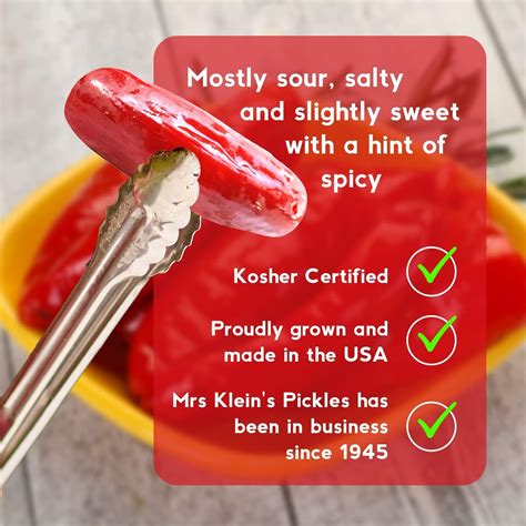 Mrs Klein S Chamoy Pickles Mexican Chamoy Red Pickles In A Kit For