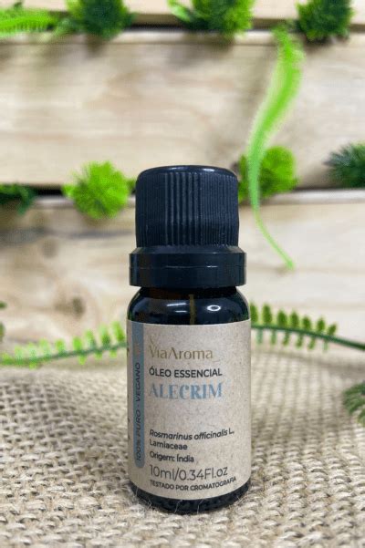 Óleo Essencial Via Aroma Alecrim 10ml Essências Boreal