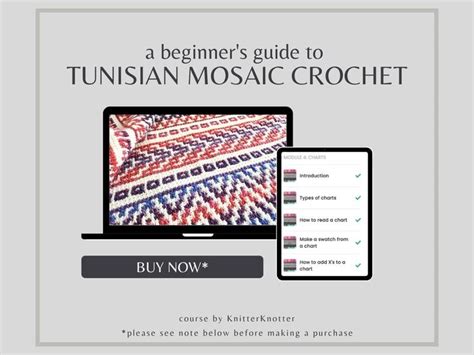 A Beginners Guide To Tunisian Mosaic Crochet Knitterknotter Mosaic