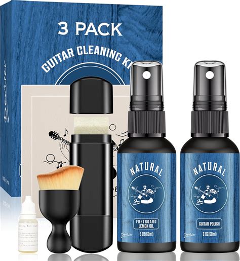 Deviser Guitar Cleaning All In One Kit Fretboard Lemon Oil Guitar Polish Guitar