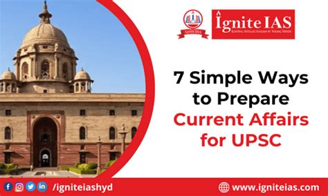 Simple Ways To Prepare Current Affairs For Upsc Ignite Ias