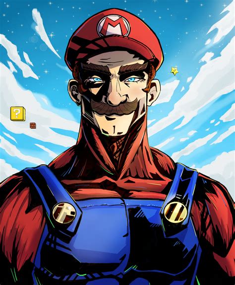 Gigachad Mario by Everholytus on DeviantArt