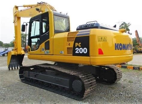 Refurbished Komatsu PC200 8N1 Excavator For Sale In Indonesia