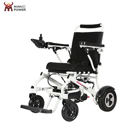 Foldable Aluminum Electric Scooter Wheelchair Power Wheel Chair For Disabled With 24v 12ah