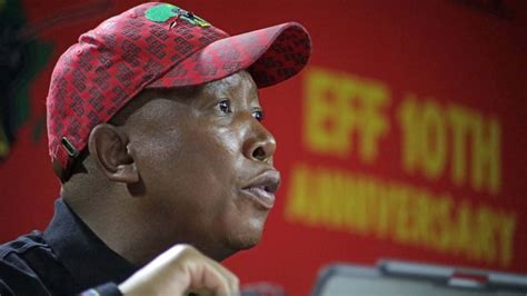 Just Resign Julius Malema Tells 400 Eff Councillors Who Failed To Bus