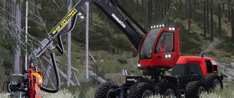 Ls Komatsu Erntemaschinen Pack V Selbstfahrer Mod F R