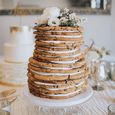 Chocolate Chip Cookie Wedding Cake By Great Dane Bakery