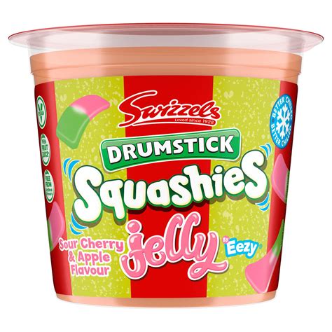 Swizzels Drumstick Squashies Jelly Sour Cherry And Apple Flavour 125g