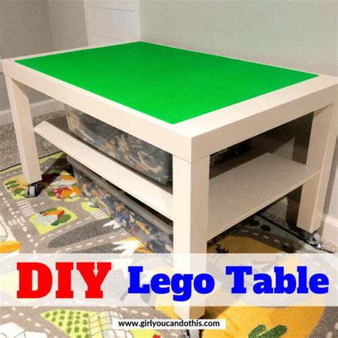 25 Homemade DIY Lego Table Ideas with Storage