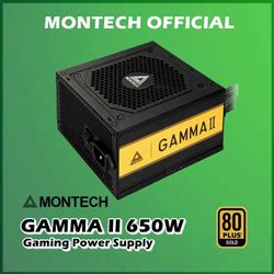 Jual Montech Gamma Ii W Psu Power Supply Atx Plus Gold Watt