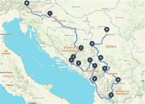 Best Balkan Road Trip Itinerary For Weeks Road Trip Map Road Trip