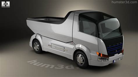 View Of Mitsubishi Fuso Canter Eco D Hybrid Truck D Model