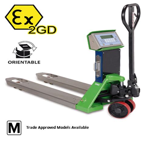 Dini Argeo TPWX Pallet Trucks For Zones 1 21 Zone 2 22 Scales And