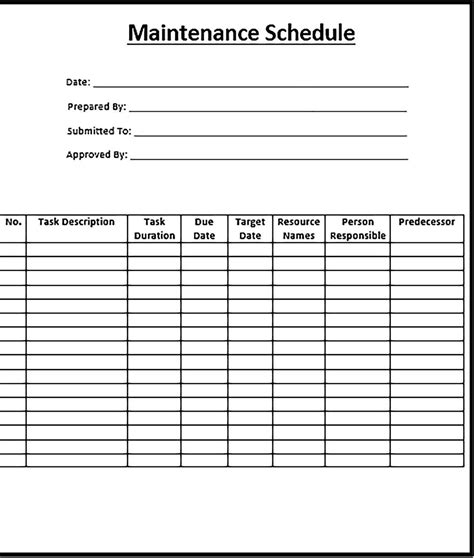 Equipment Maintenance Log Template 20 Free Templates In Word Pdf And Excel Documents Artofit