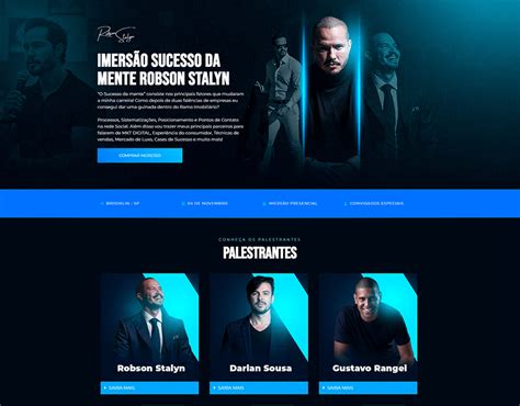 Landing Page Evento Presencial On Behance