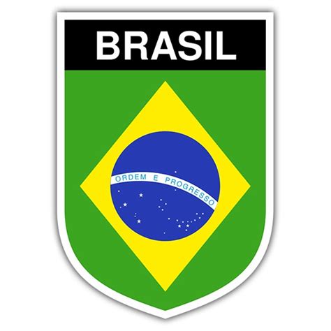 Adhesivo Escudo Brasil