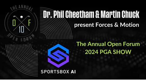 Dr Phil Cheetham And Martin Chuck Present Forces And Motion In A Golf