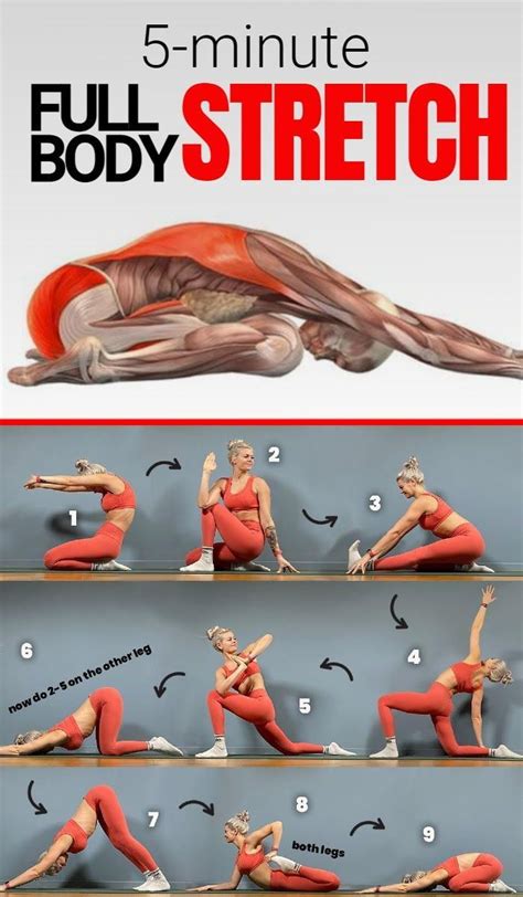 5 minutes flexibility and stretching home workout – Artofit