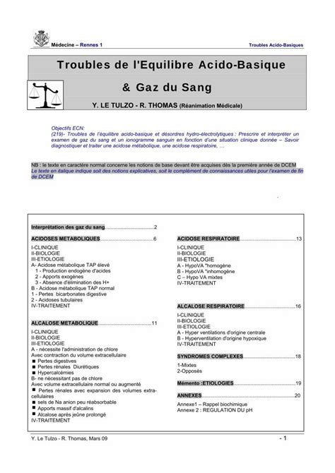 Pdf Anomaties De L Equilibre Acido Basique Dcem Dokumen Tips